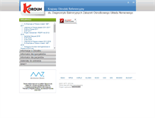 Tablet Screenshot of koroun.edu.pl